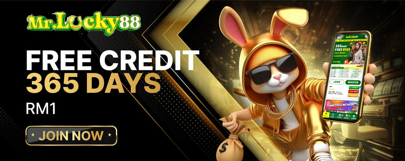 Free credit 365 days free rm1 on mrlucky88