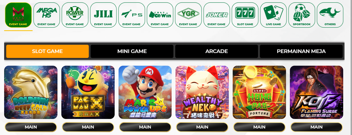 All free credit games available on mrlucky88