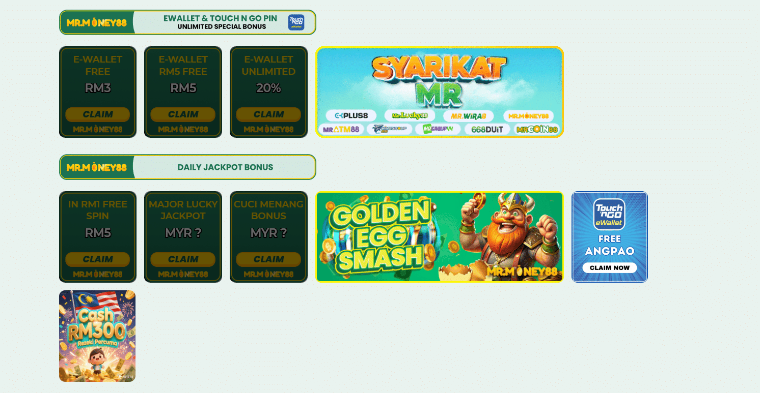 mrmoney88 free credit promotion page