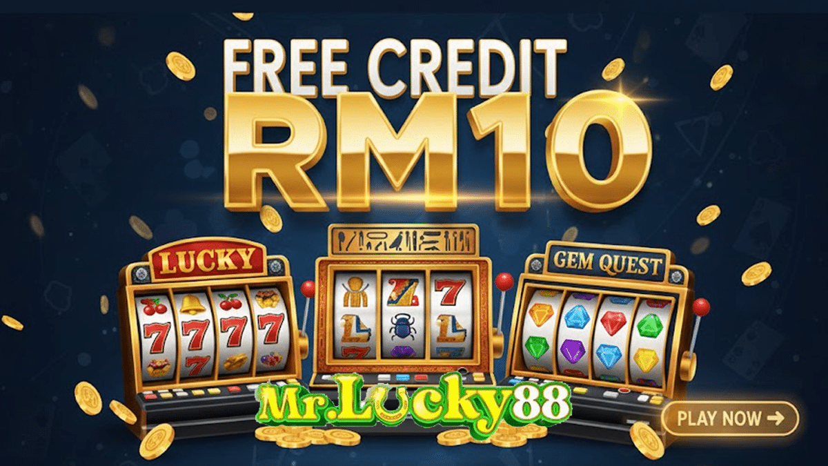 mrlucky88 offers free credit rm5 & free credit rm10