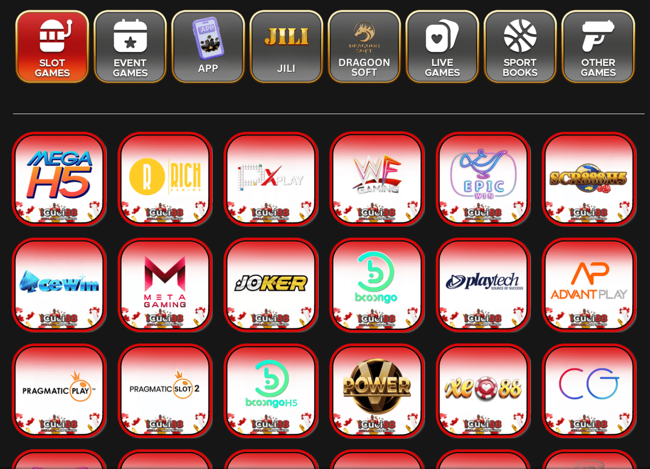 icuci88 games selection