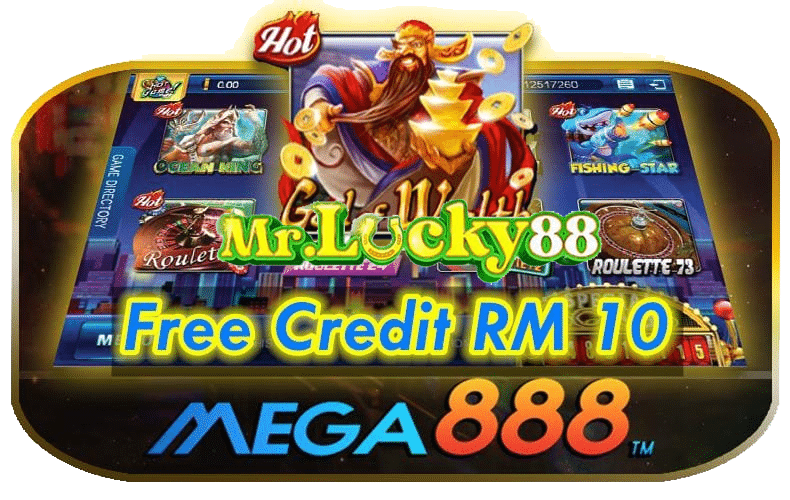 Claim mega888 free credit rm10 at mrlucky88
