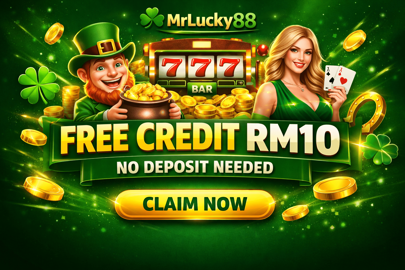 malaysia top online casino mrlucky88 offers free credit rm10