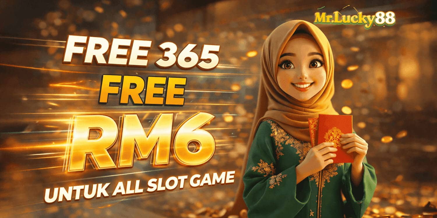 Free RM6 365 days Mrlucky88