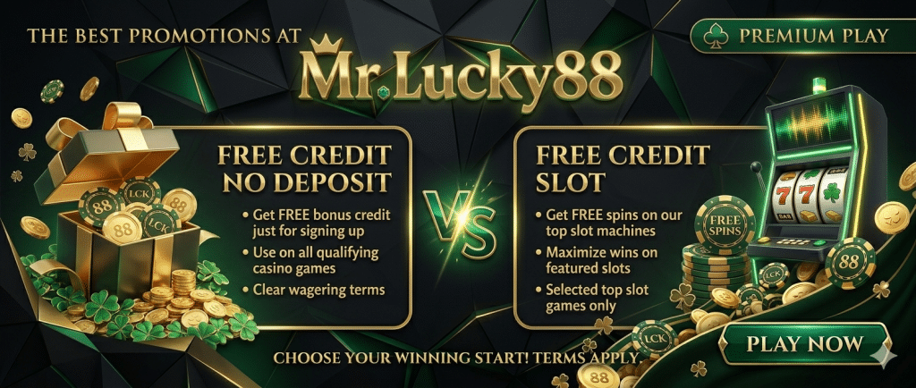 free credit no deposit vs free credit slot on mrlucky88