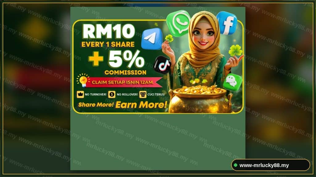 711CUCI Casino Review | Free Credit Wallet & Free Credit 365 - MrLucky88 share bonus RM10 plus commission - www-mrlucky88.my