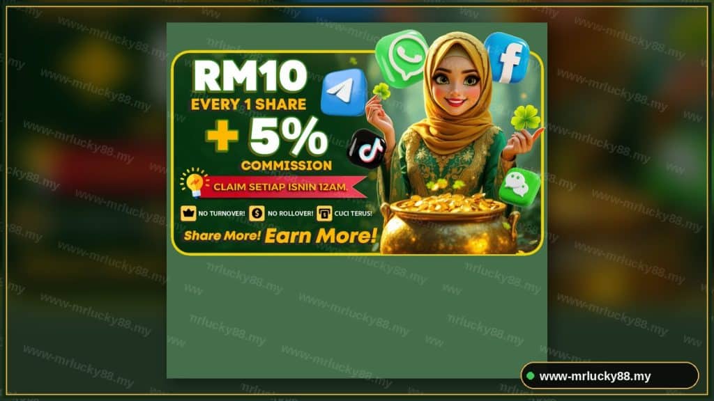MrLucky88 and PEDAS77: Which Betting Platform is Right for You? - MrLucky88 share bonus RM10 plus commission - www-mrlucky88.my